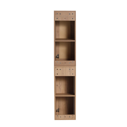 12' Bathroom Side Cabinet,Soft Close Doors,Float Mounting Design, 00512IMO - 00112IMO (KD - Packing) - 1st Choice Furniture Direct