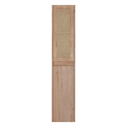 12' Bathroom Side Cabinet,Soft Close Doors,Float Mounting Design, 00512IMO - 00112IMO (KD - Packing) - 1st Choice Furniture Direct