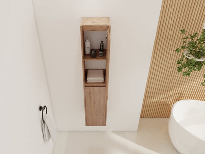 12' Bathroom Side Cabinet,Soft Close Doors,Float Mounting Design, 00512IMO - 00112IMO (KD - Packing) - 1st Choice Furniture Direct