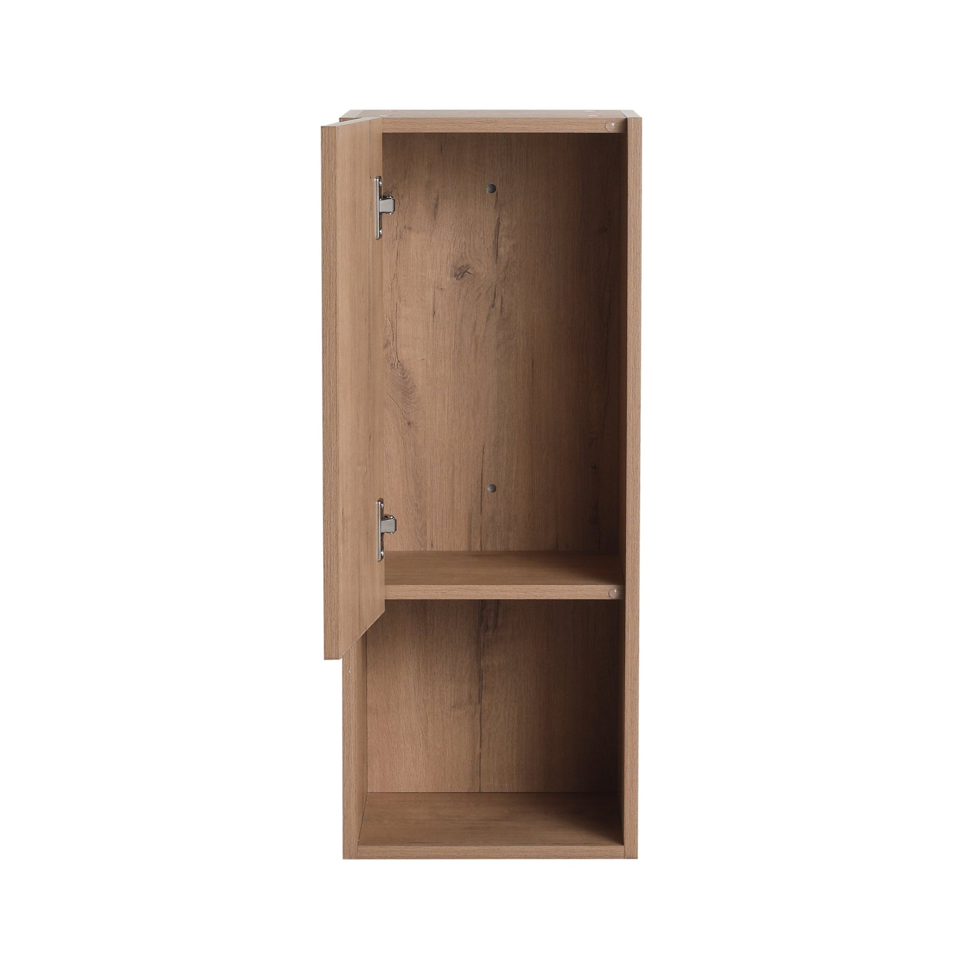 12' Bathroom Side Cabinet,Soft Close Doors,Float Mounting Design,Imitative Oak,(KD - Packing) - 1st Choice Furniture Direct