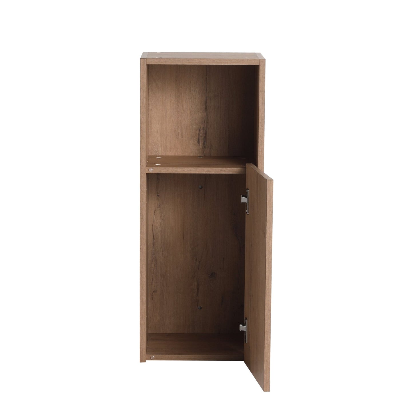 12' Bathroom Side Cabinet,Soft Close Doors,Float Mounting Design,Imitative Oak,(KD - Packing) - 1st Choice Furniture Direct