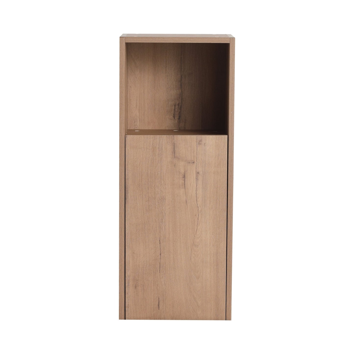 12' Bathroom Side Cabinet,Soft Close Doors,Float Mounting Design,Imitative Oak,(KD - Packing) - 1st Choice Furniture Direct