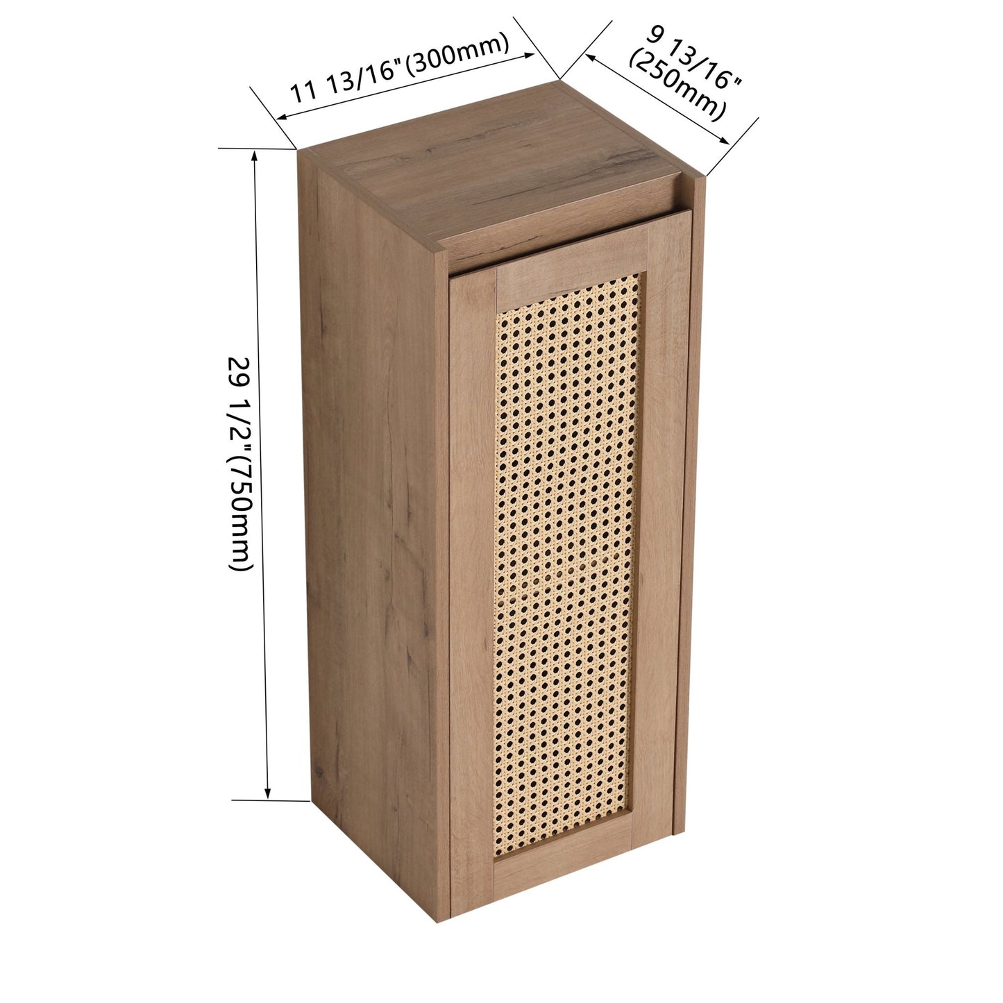 12' Bathroom Side Cabinet,Soft Close Doors,Float Mounting Design,(KD - Packing) - 1st Choice Furniture Direct