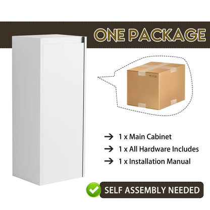 12' Bathroom Side Cabinet,Soft Close Doors,Float Mounting Design,(KD - Packing) - 1st Choice Furniture Direct