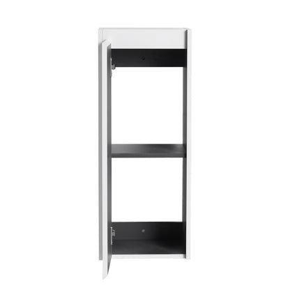 12' Bathroom Side Cabinet,Soft Close Doors,Float Mounting Design,(KD - Packing) - 1st Choice Furniture Direct