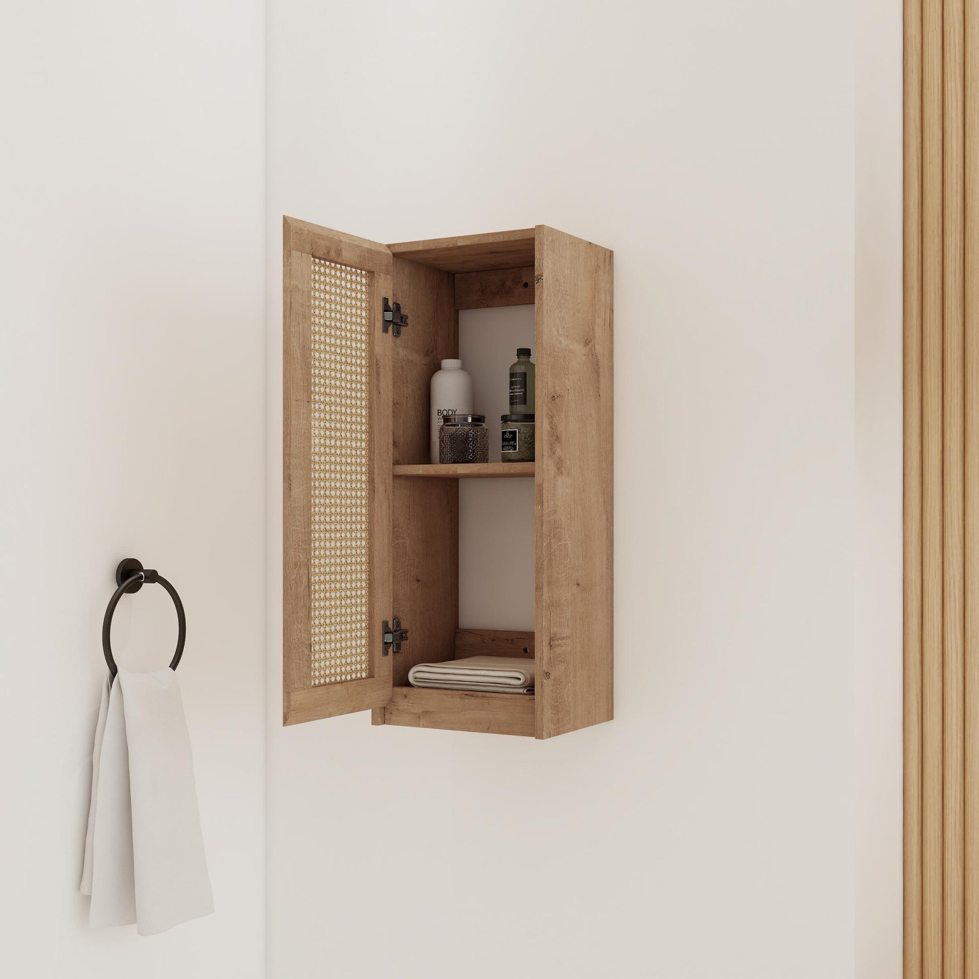 12' Bathroom Side Cabinet,Soft Close Doors,Float Mounting Design,(KD - Packing) - 1st Choice Furniture Direct