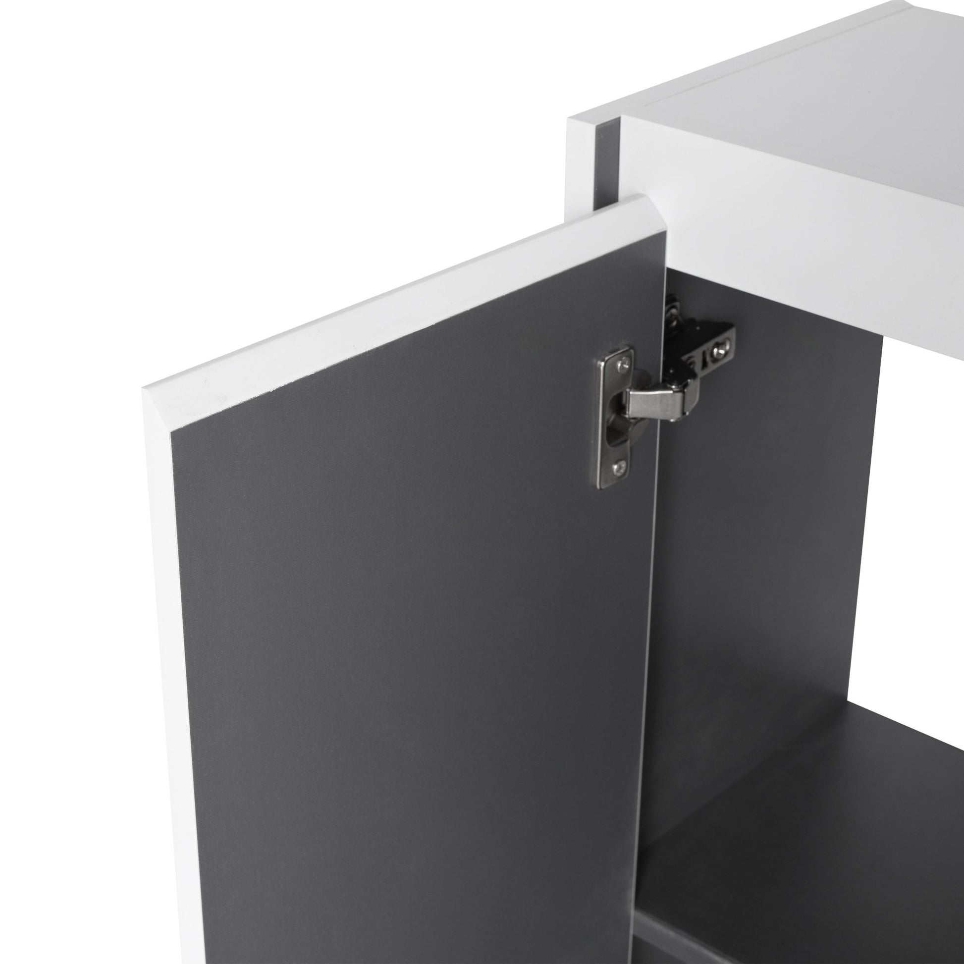12' Bathroom Side Cabinet,Soft Close Doors,Float Mounting Design,(KD - Packing) - 1st Choice Furniture Direct