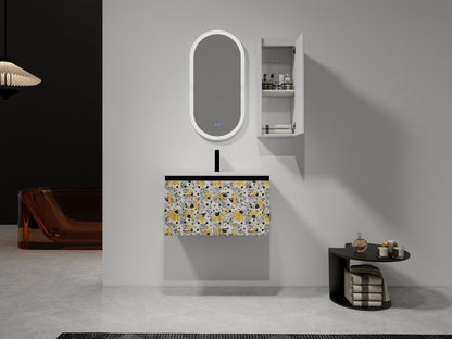 12' Bathroom Side Cabinet,Soft Close Doors,Float Mounting Design,(KD - Packing) - 1st Choice Furniture Direct