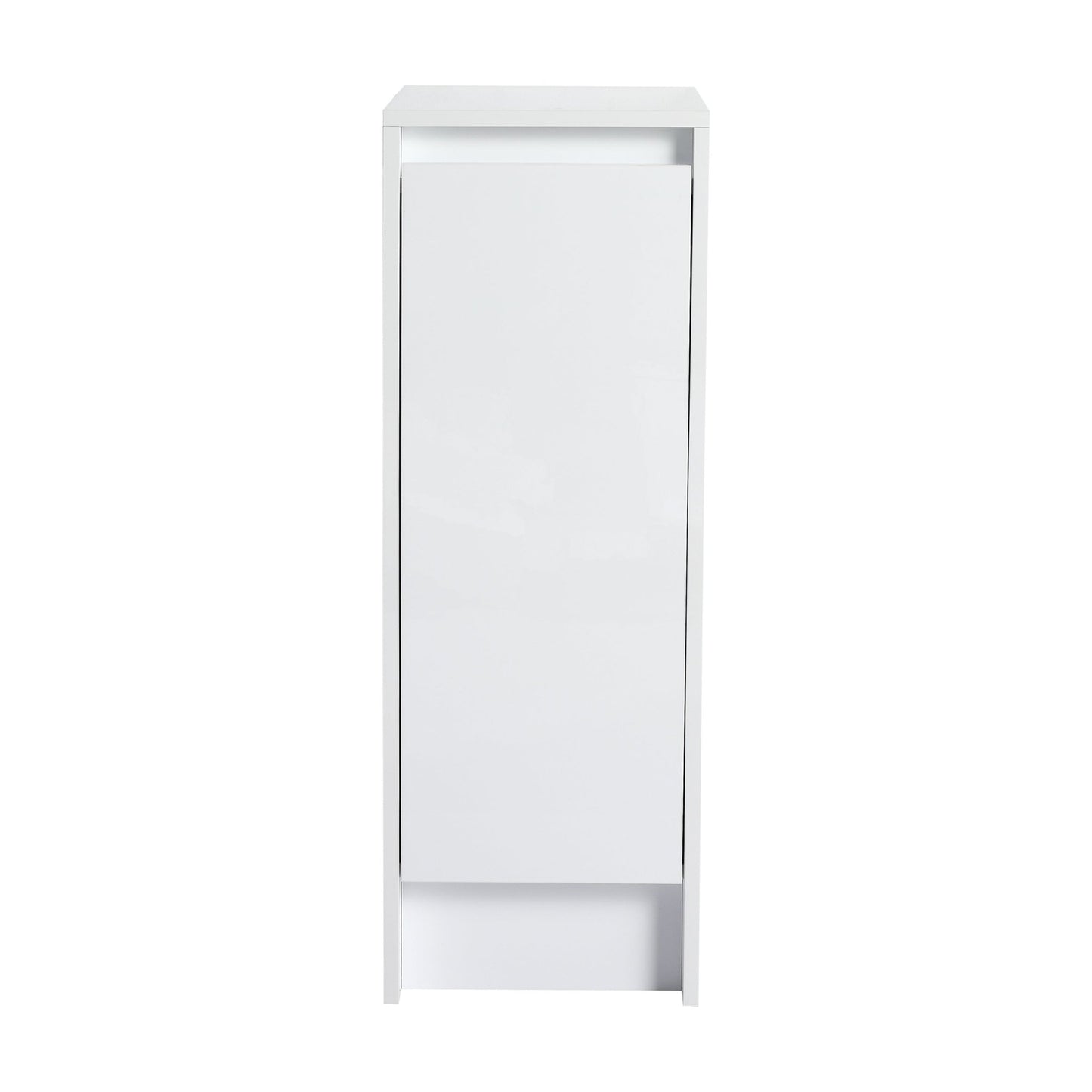 12' freestanding Bathroom Storage Cabinet, Soft Close Doors, Glossy White,(KD - Packing) - 1st Choice Furniture Direct