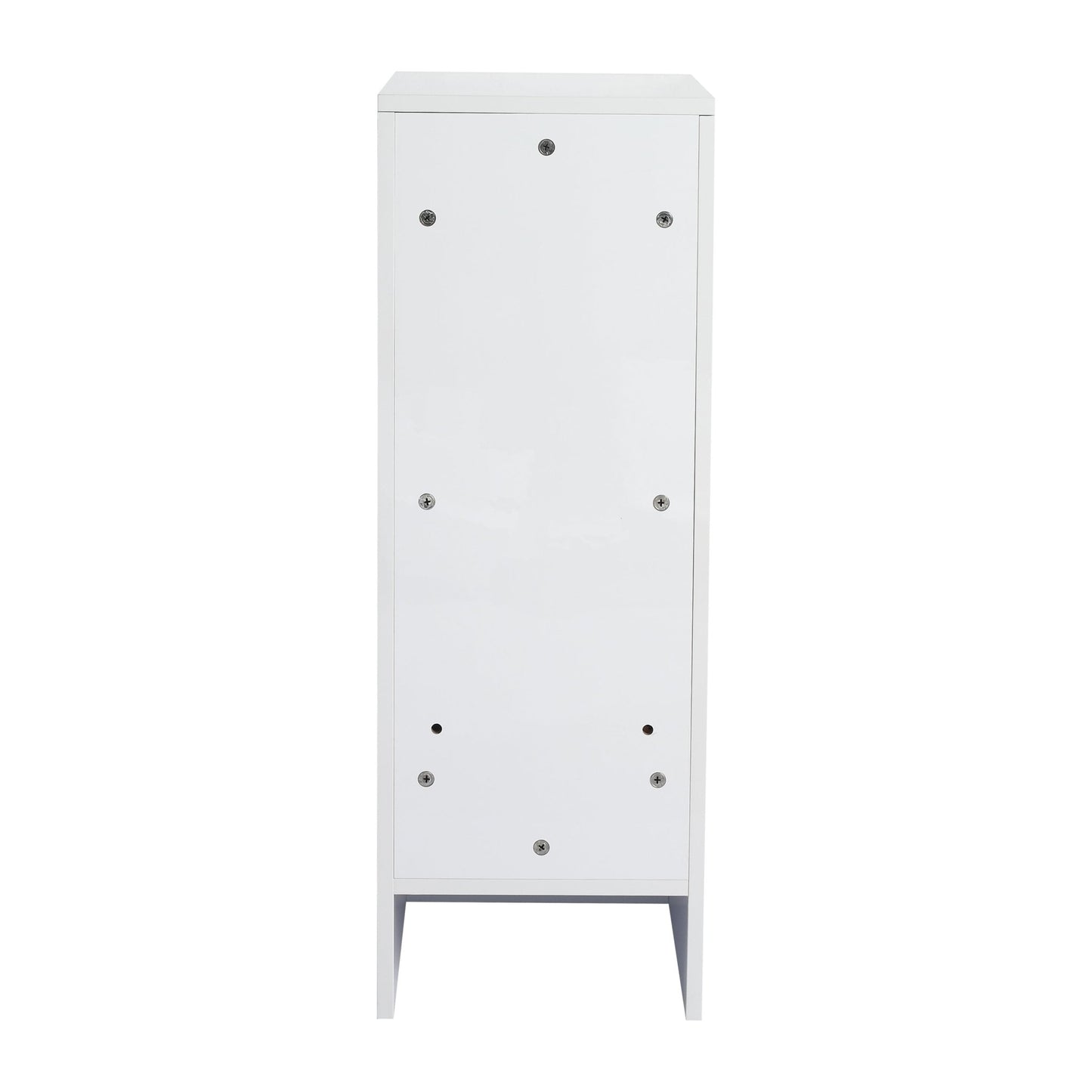 12' freestanding Bathroom Storage Cabinet, Soft Close Doors, Glossy White,(KD - Packing) - 1st Choice Furniture Direct