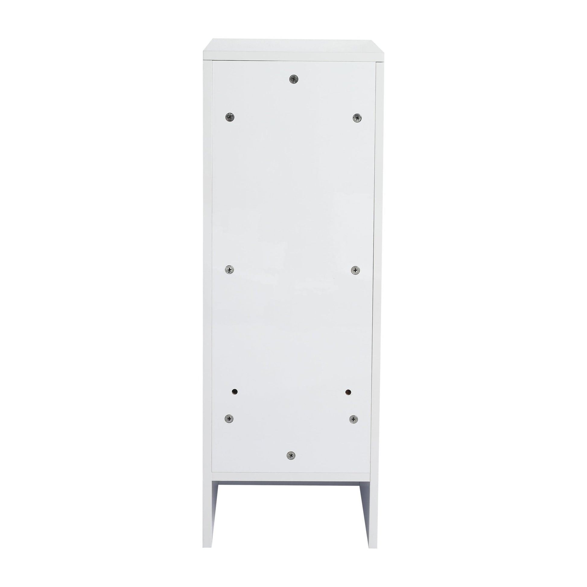 12' freestanding Bathroom Storage Cabinet, Soft Close Doors, Glossy White,(KD - Packing) - 1st Choice Furniture Direct