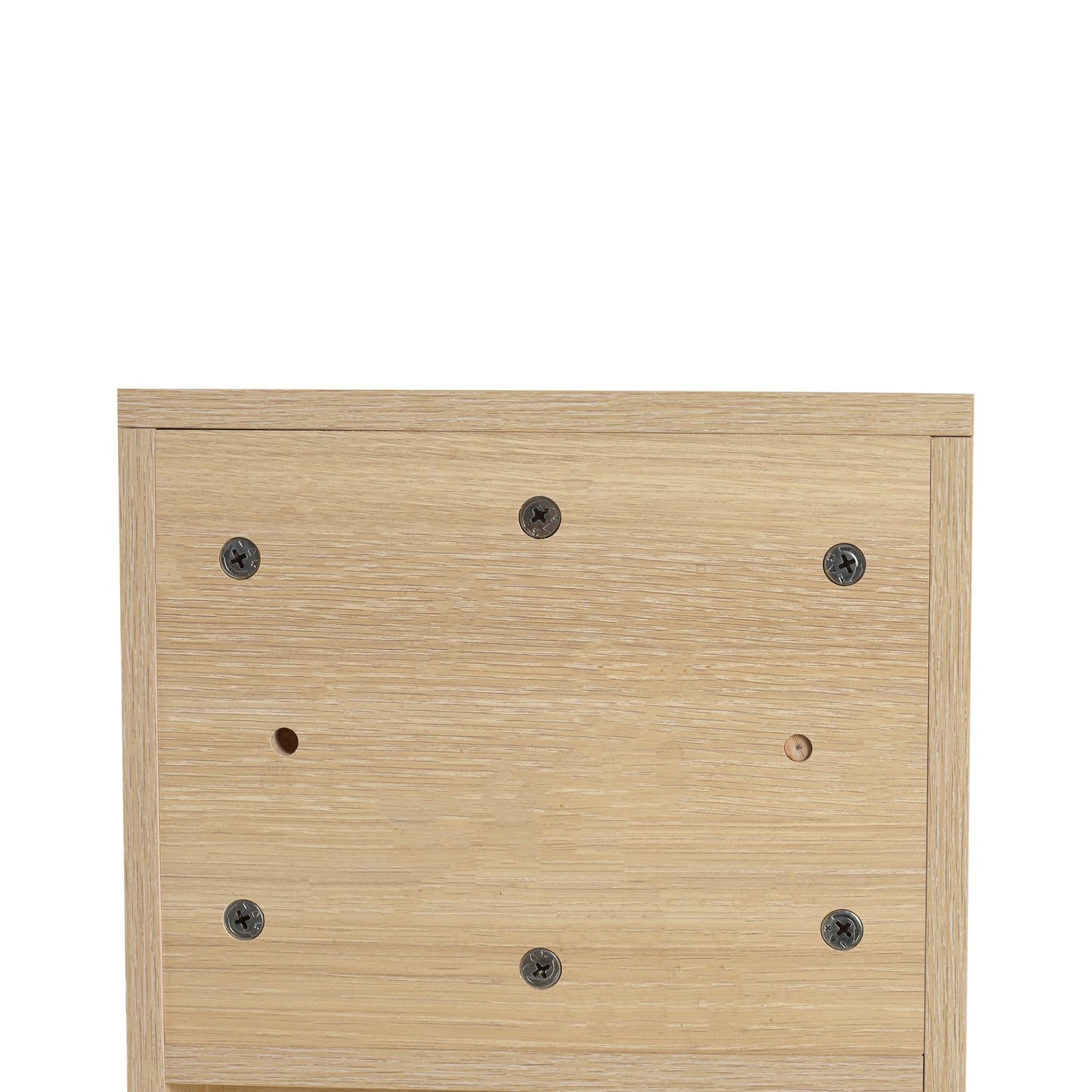12 Inch Small Wall Mounted Storage Shelves, Bathroom Storage, Plywood, American White Oak - 1st Choice Furniture Direct