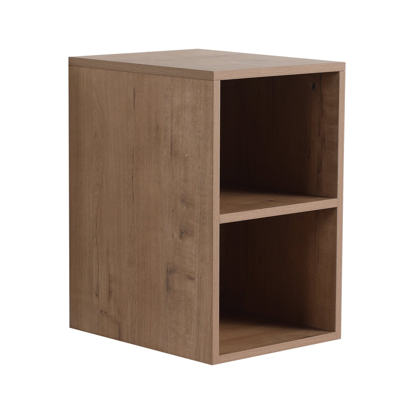 12 Inch Small Wall Mounted Storage Shelves, Bathroom Storage, Plywood, Imitative Oak - 1st Choice Furniture Direct