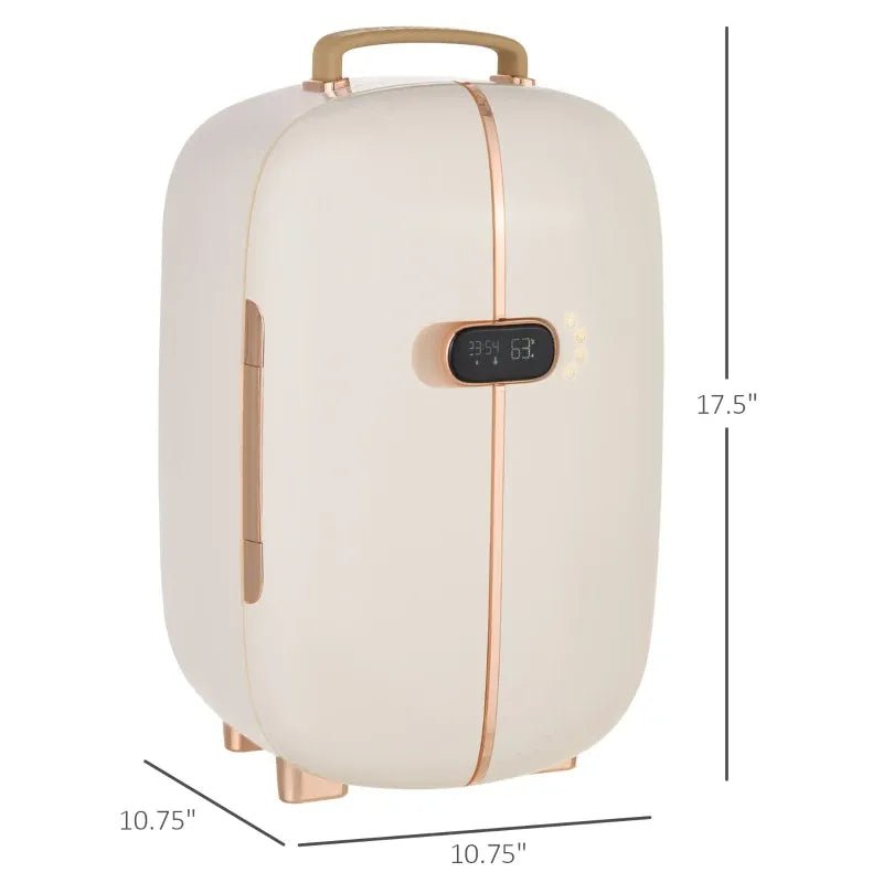 12L Skincare Mini Fridge | Makeup Refrigerator with LED Display - 1st Choice Furniture Direct