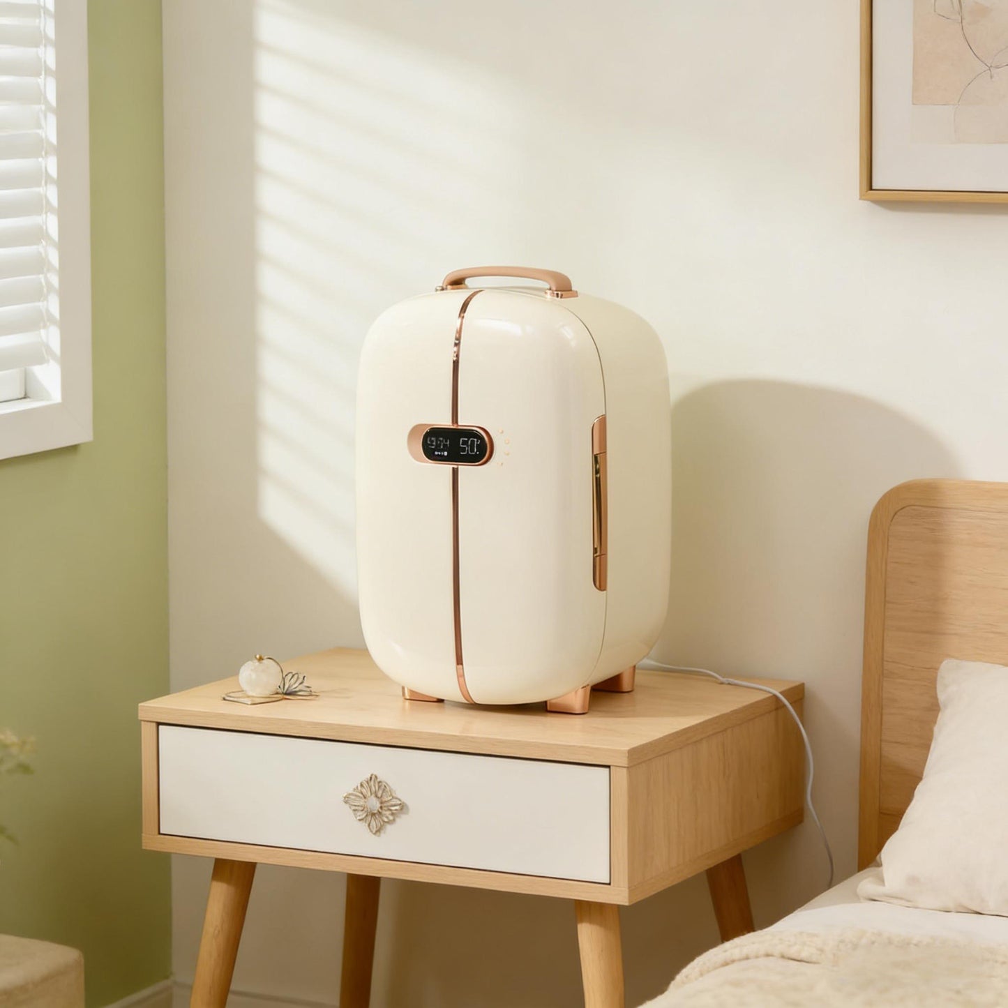 12L Skincare Mini Fridge | Makeup Refrigerator with LED Display - 1st Choice Furniture Direct