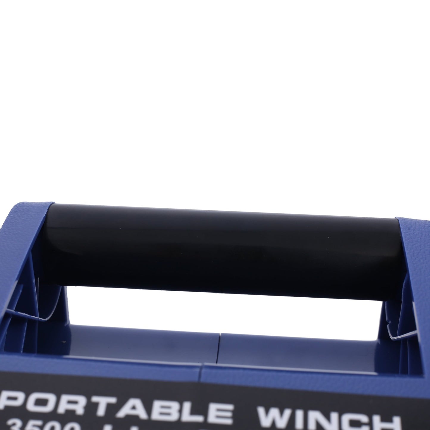12v 3500lbs Trailer Winch,Reversible Electric Winch, for Boats up to 5000 lbs.,with synthetic rope,with extra pulley hook,power in and power out,with manual function.blue plastic casing - 1st Choice Furniture Direct