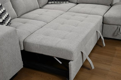 1st Choice Sectional Pull Out Sofa Bed 101" Reversible L-Shaped Corner