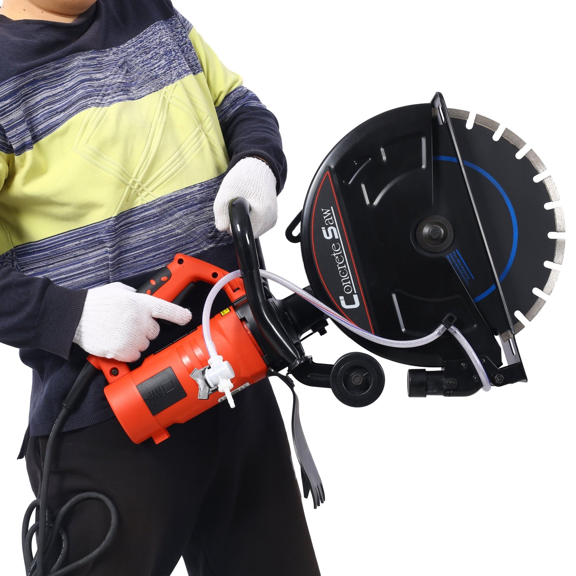 14” Electric Concrete Cut - Off Saw with Water Line | Wet/Dry Cutter with Diamond Blade (15 Amp) - 1st Choice Furniture Direct