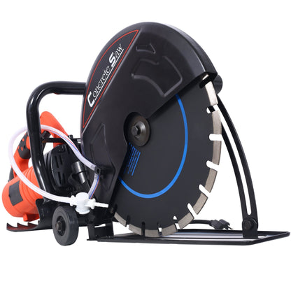 14” Electric Concrete Cut - Off Saw with Water Line | Wet/Dry Cutter with Diamond Blade (15 Amp) - 1st Choice Furniture Direct