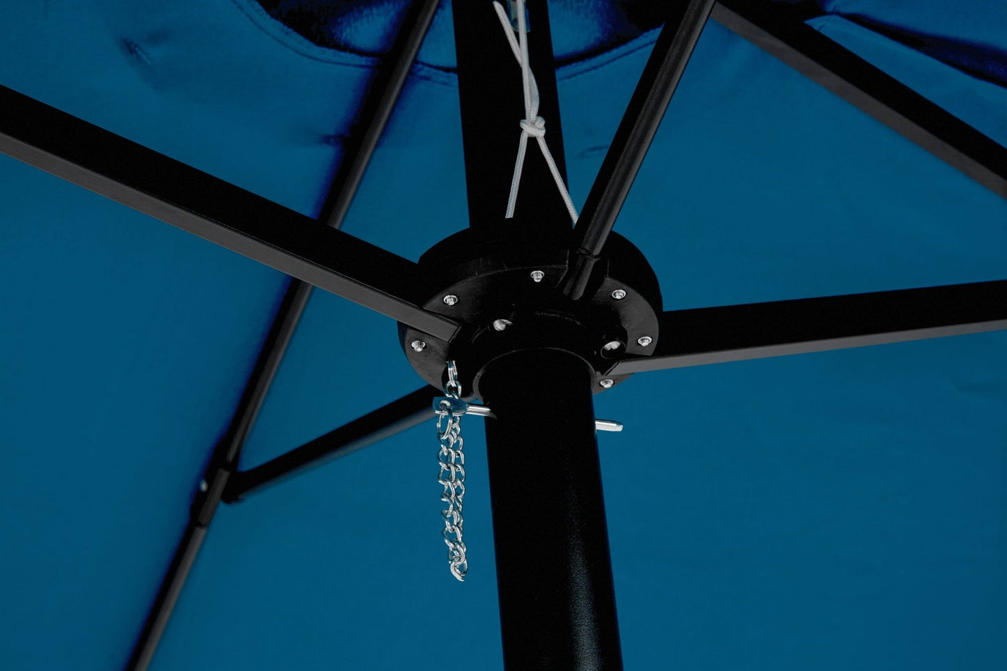 14.8 Ft Double Sided Outdoor Umbrella Rectangular Large with Crank ( Dark blue )(No Base) - 1st Choice Furniture Direct