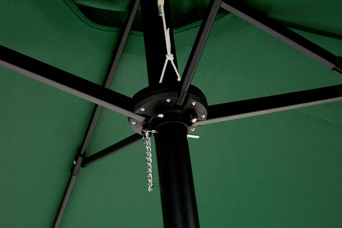 14.8 Ft Double Sided Outdoor Umbrella Rectangular Large with Crank ( Dark green)(No Base) - 1st Choice Furniture Direct