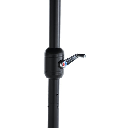 14.8 Ft Double Sided Outdoor Umbrella Rectangular Large with Crank ( Navy blue )(No Base) - 1st Choice Furniture Direct