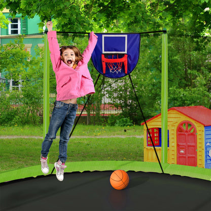 15 Foot Outdoor Trampoline with Safety Enclosure & Galvanized Frame - 1st Choice Furniture Direct