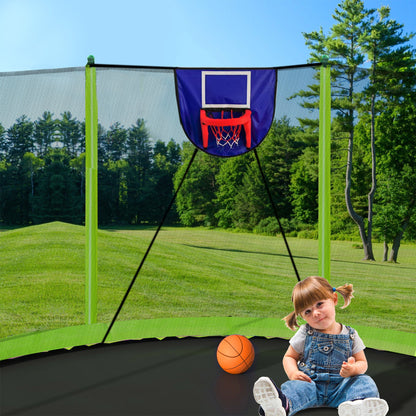 15 Foot Outdoor Trampoline with Safety Enclosure & Galvanized Frame - 1st Choice Furniture Direct