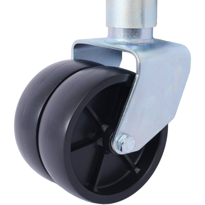 1500lbs Trailer Jack with Double Wheel, Adjustable 12' Lift Travel, Boat On for Boat RV Utility, Swivel Tongue Towing Dual Wheel - 1st Choice Furniture Direct