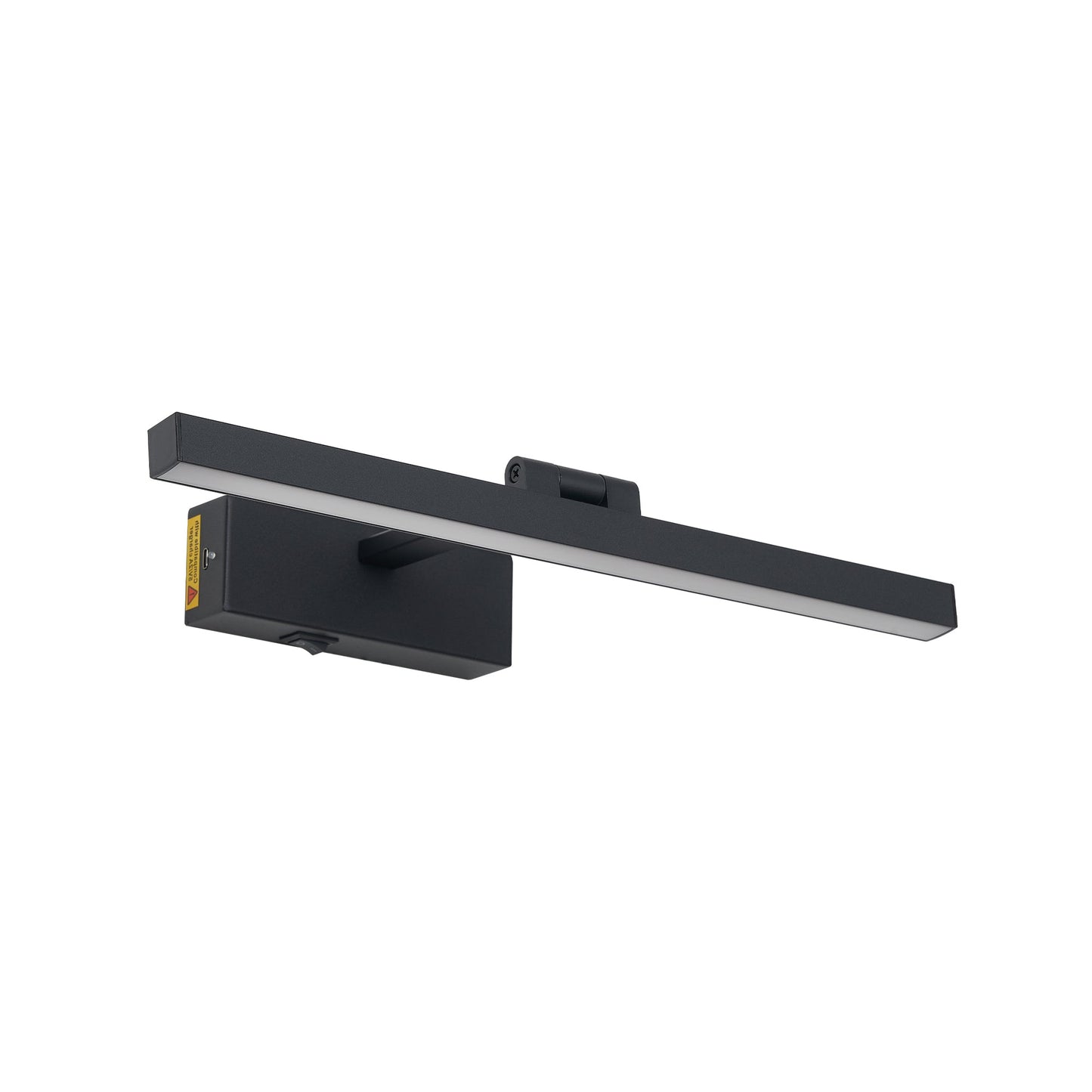 16” LED Vanity Light – Dimmable Black Bathroom Wall Light - 1st Choice Furniture Direct