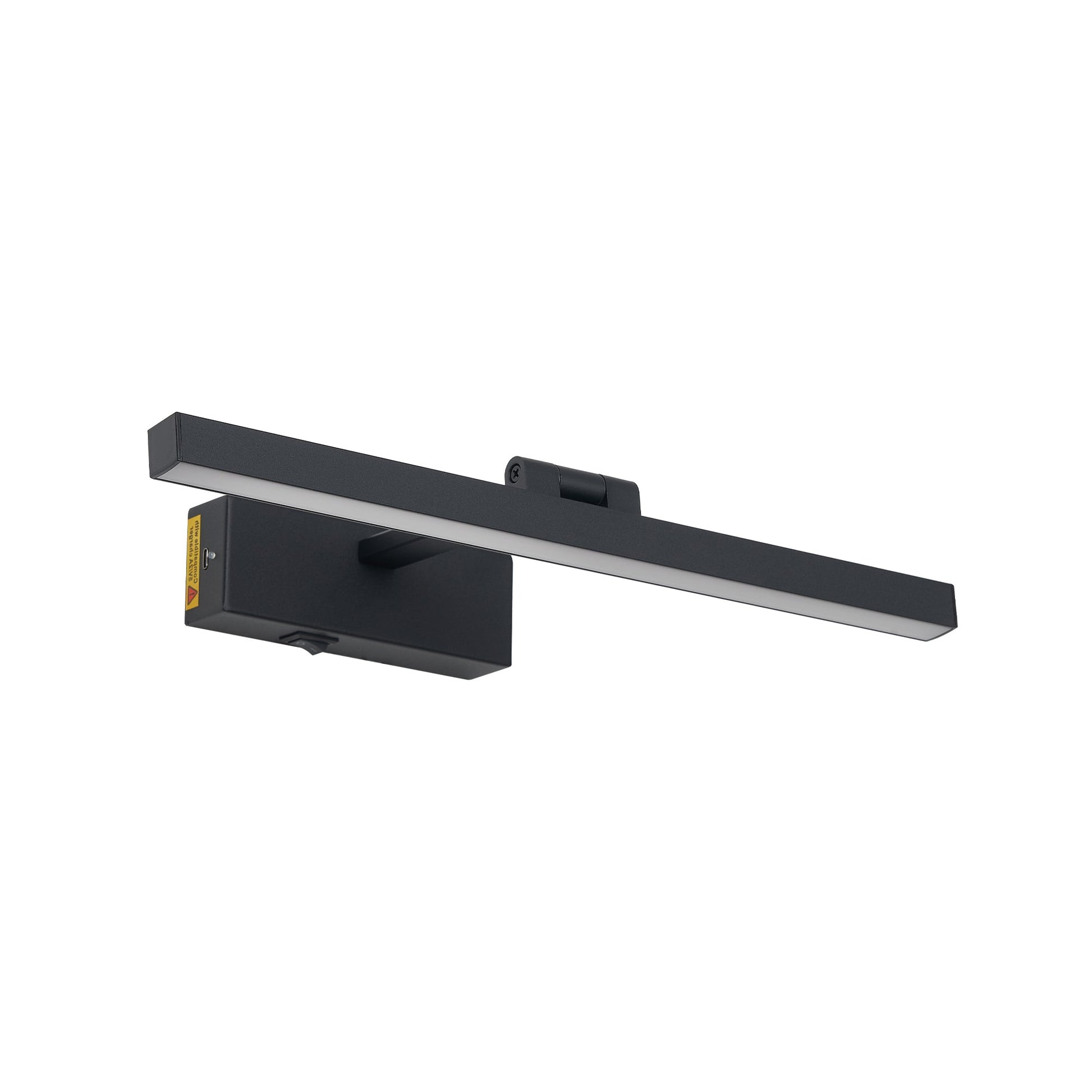 16” LED Vanity Light – Dimmable Black Bathroom Wall Light - 1st Choice Furniture Direct