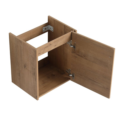 18'' Floating Wall - Mounted Bathroom Vanity with Ceramic Sink & Soft - Close Cabinet Door, For Small Bathroom - 1st Choice Furniture Direct