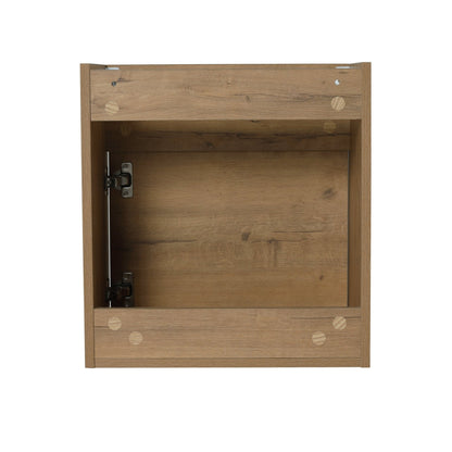 18'' Floating Wall - Mounted Bathroom Vanity with White Resin Sink & Soft - Close Cabinet Door - 1st Choice Furniture Direct