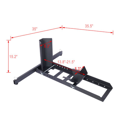 1800 Lb. Capacity Motorcycle Stand/Wheel Chock,adjustable heavy duty - 1st Choice Furniture Direct