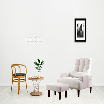 1st Choice Modern Design Cream White Recliner Soft Cozy Sofa Chair