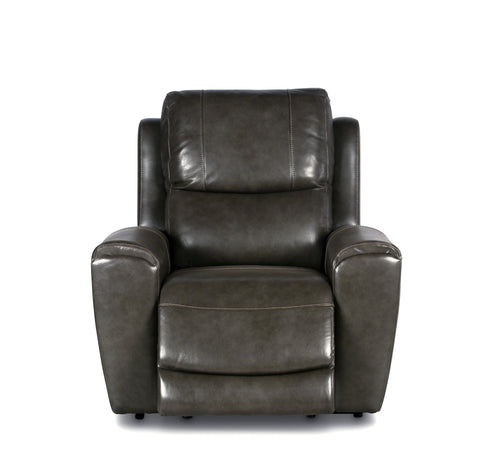 1st Choice Contemporary Leather Power Reclining with Power Leg Rest
