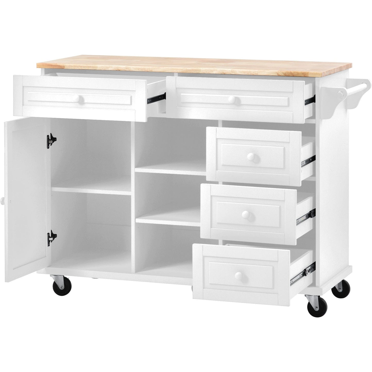 1st Choice Furniture Direct 1st Choice Efficient Organization Kitchen Cart and Stylish Mobility