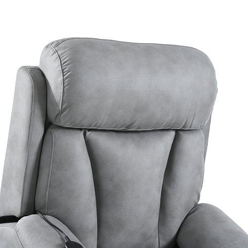 1st Choice Furniture Direct 1st Choice Electric Power Lift Fabric Recliner Chair for Elderly in Light Gray