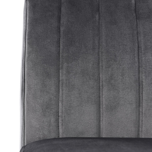 1st Choice Furniture Direct 1st Choice Gray Velvet Modern 25" Counter Height Dining Chairs (Set of 2)