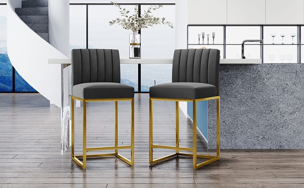 Gray discount stool chairs