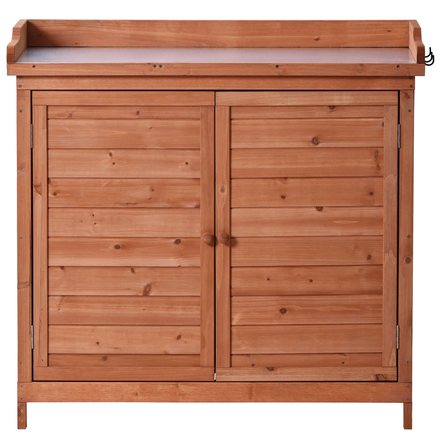 1st Choice Furniture Direct 1st Choice Outdoor Potting Bench - Rustic Wood Table with Storage