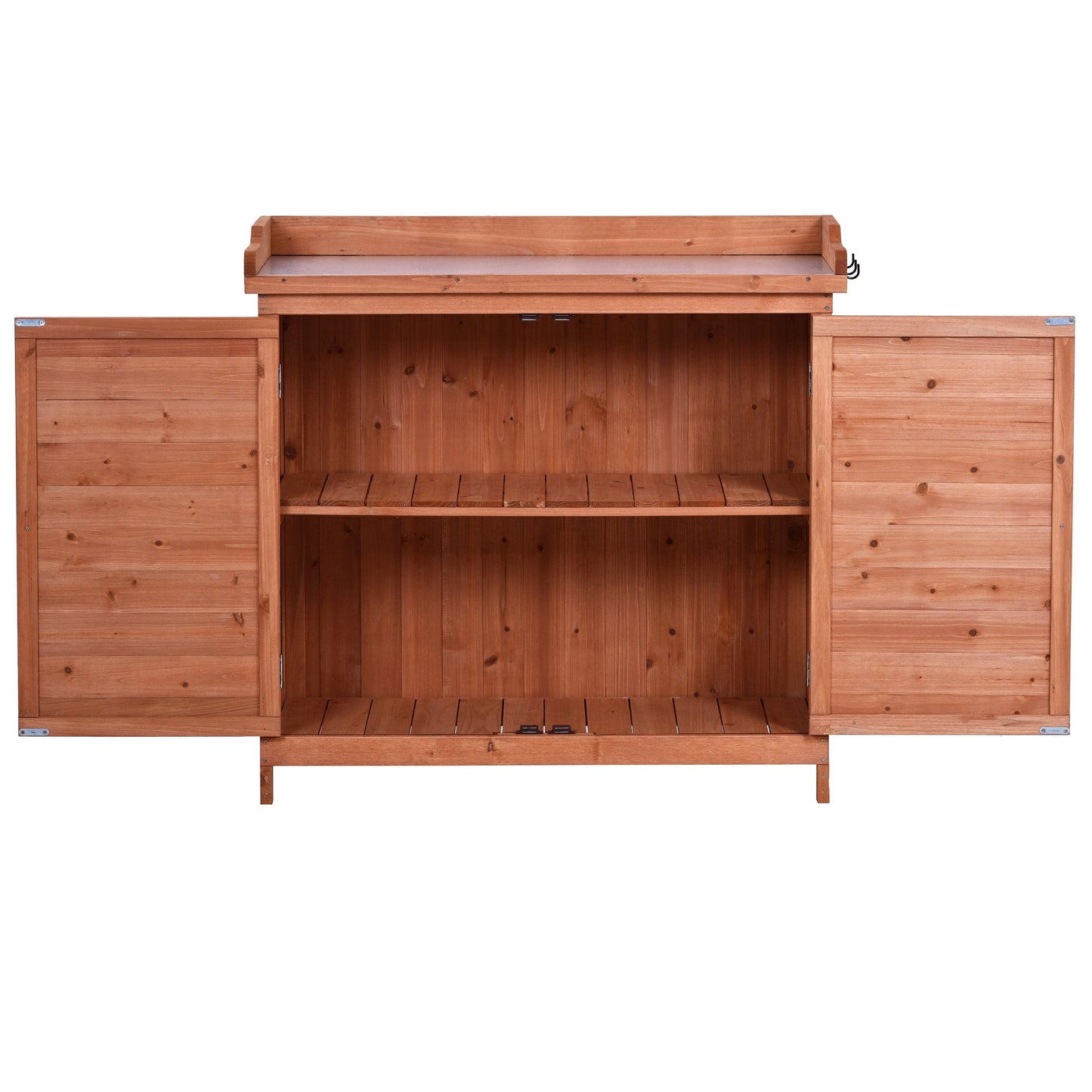 1st Choice Furniture Direct 1st Choice Outdoor Potting Bench - Rustic Wood Table with Storage