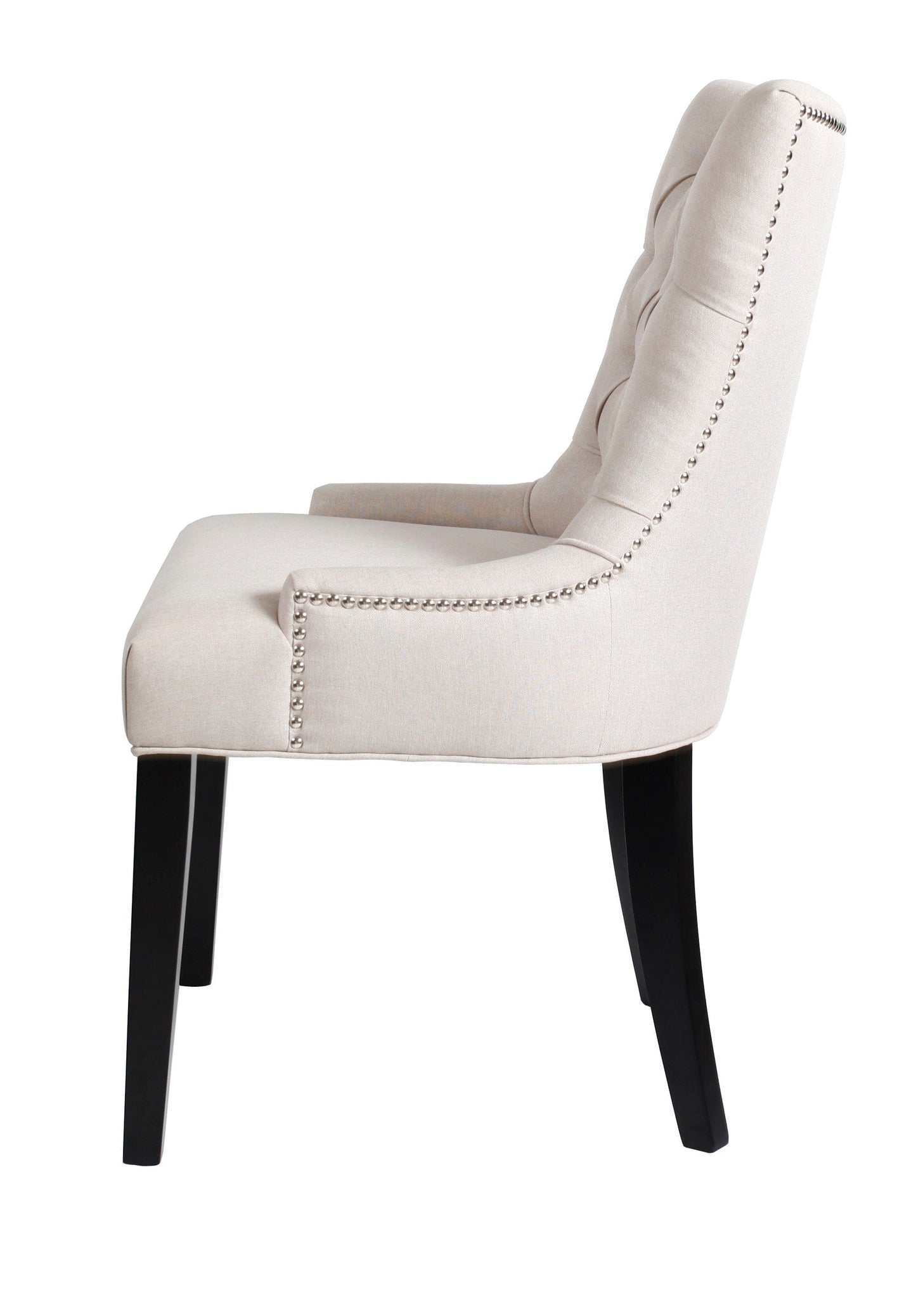 1st Choice Furniture Direct 1st Choice Set of 2 Dining Chairs with Silver Nailhead for Living Room