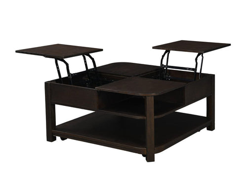 1st Choice Furniture Direct 3Pc Pk Coffee/End Set 1st Choice Dark Brown MDF 3-Piece Coffee and End Table Set