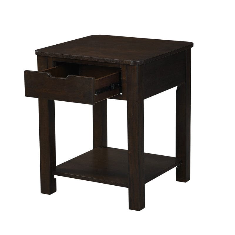 1st Choice Furniture Direct 3Pc Pk Coffee/End Set 1st Choice Dark Brown MDF 3-Piece Coffee and End Table Set