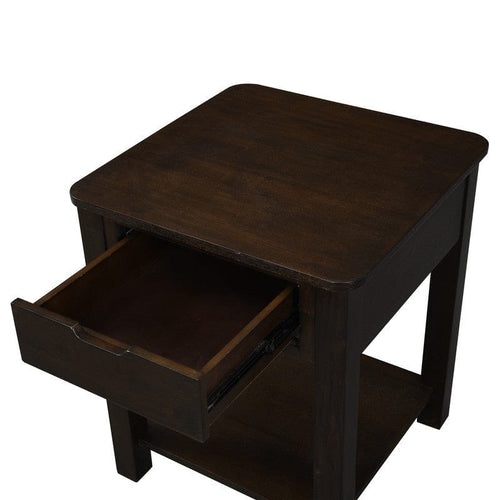 1st Choice Furniture Direct 3Pc Pk Coffee/End Set 1st Choice Dark Brown MDF 3-Piece Coffee and End Table Set