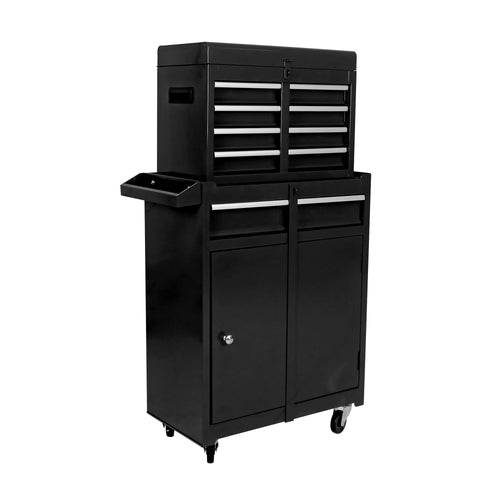 1st Choice Furniture Direct 5 Drawer chest 1st Choice Black 5-Drawer Tool Chest with Detachable Cabinet