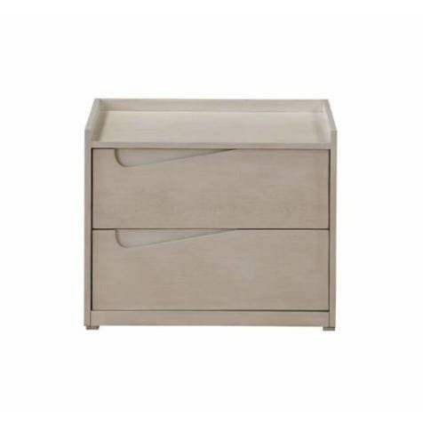 1st Choice Furniture Direct Acme Furniture Yaxley Wood Nightstand in White Washed Finish 97528