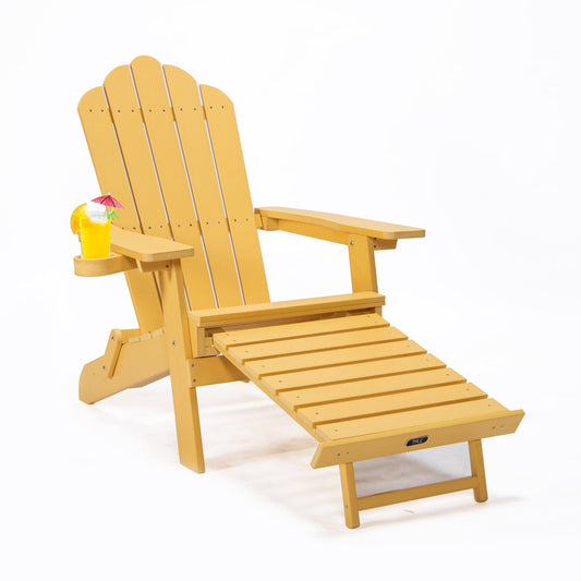 1st Choice Furniture Direct Adirondack Chair 1st Choice Oversized Folding Adirondack Chair with Pullout Ottoman