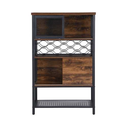 1st Choice Furniture Direct Bar Cabinet 1st Choice Industrial Bar Cabinet with Wine Rack and Stemware Storage